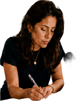 Creator writing research notes
